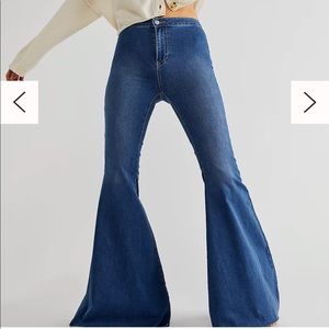 Free People Just Float On Flare Jeans